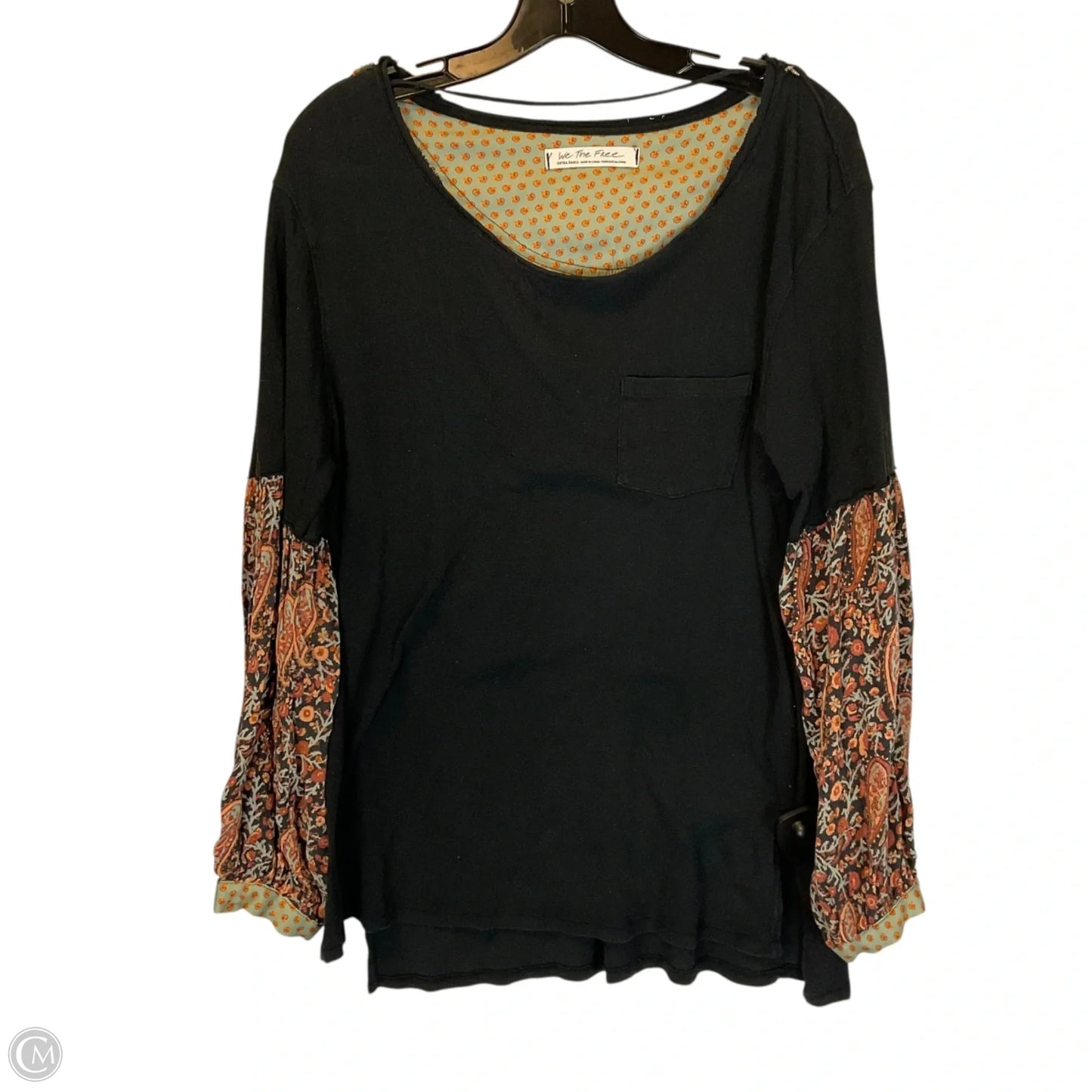 Top Long Sleeve By We The Free In Black, Size: Xs