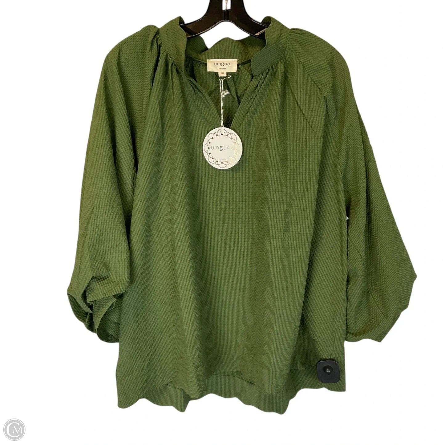 Top Long Sleeve By Umgee In Green, Size: 1X