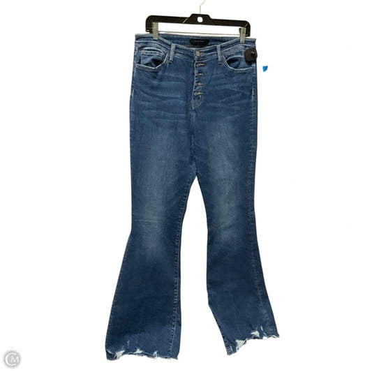 Jeans Boot Cut By Flying Monkey In Blue Denim, Size: 12