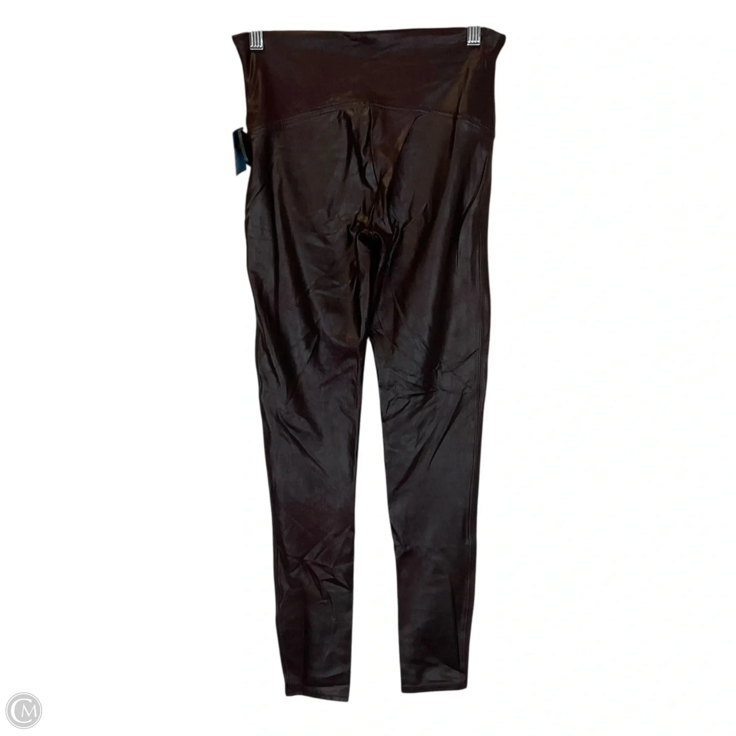 Athletic Leggings By Spanx In Maroon, Size: L