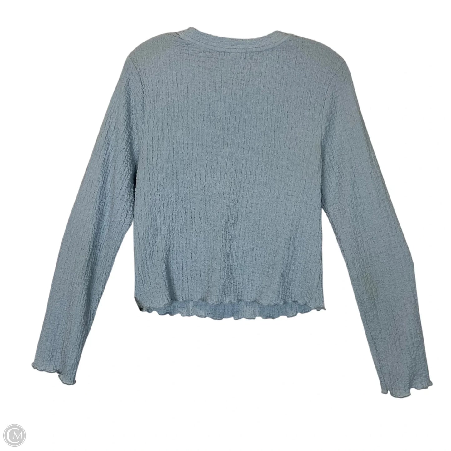 Top Long Sleeve By A New Day In Blue, Size: S