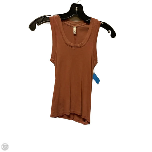 Top Sleeveless By Free People In Orange, Size: Xs