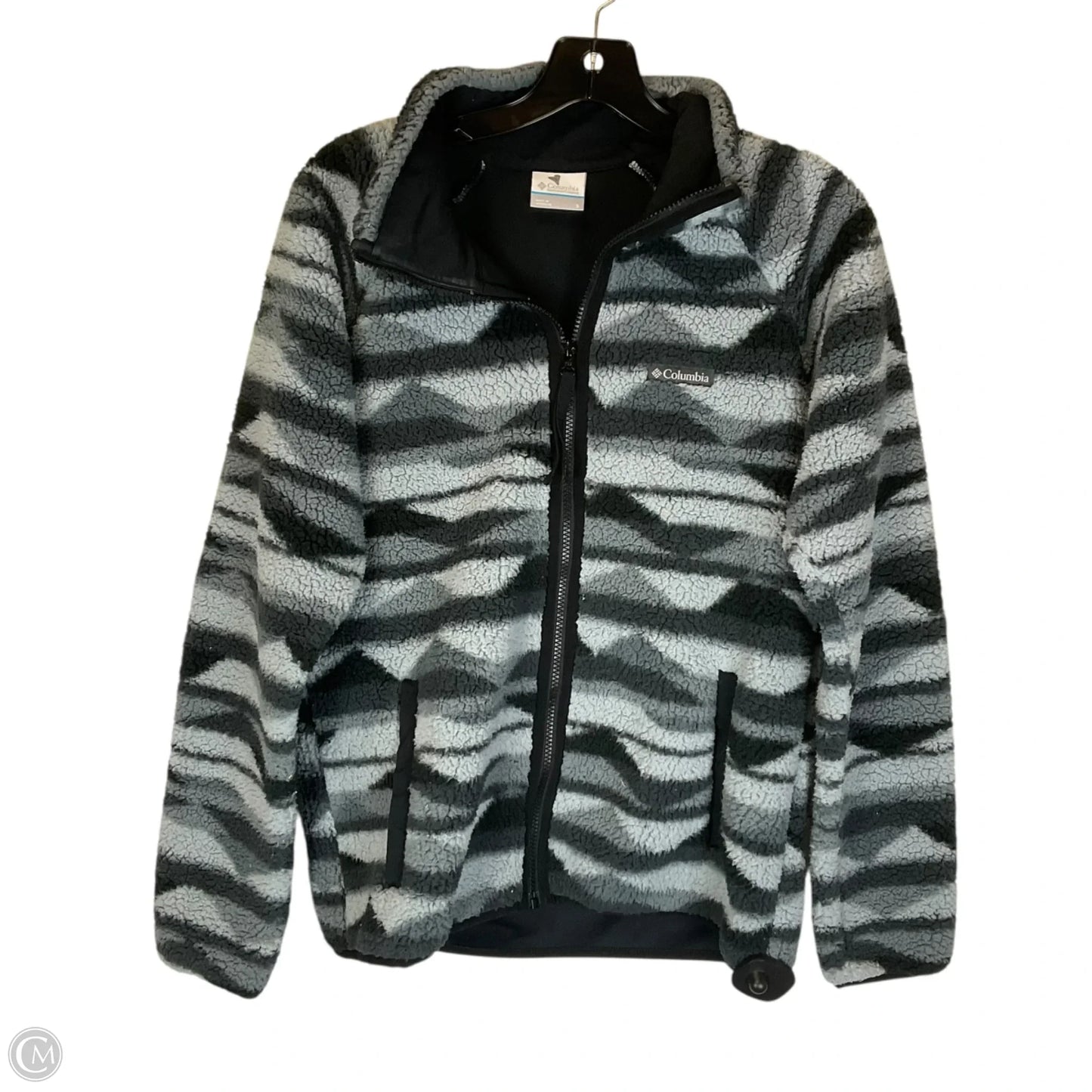 Jacket Fleece By Columbia In Grey, Size: S