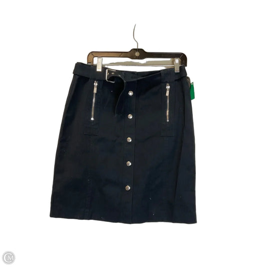 Skirt Midi By Michael By Michael Kors In Navy, Size: 8
