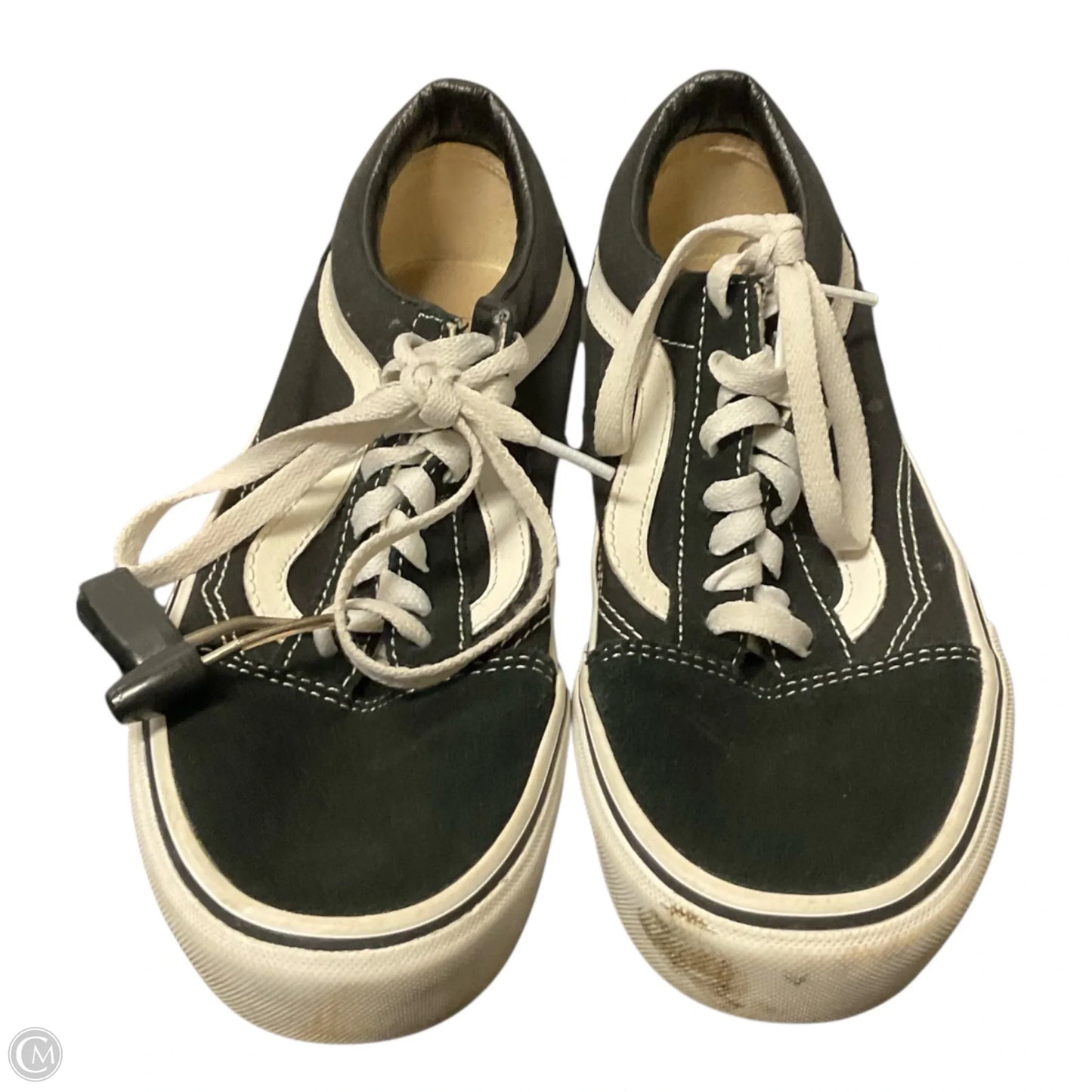 Shoes Sneakers By Vans In Black, Size: 8.5