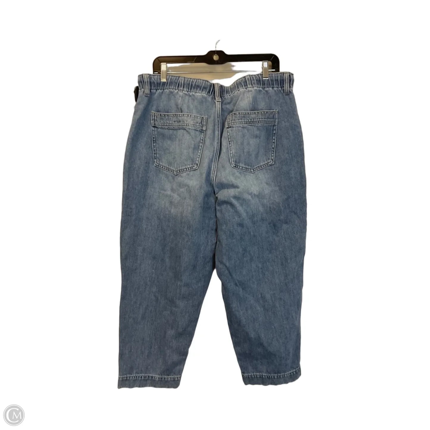 Jeans Wide Leg By Liverpool In Blue Denim, Size: 16
