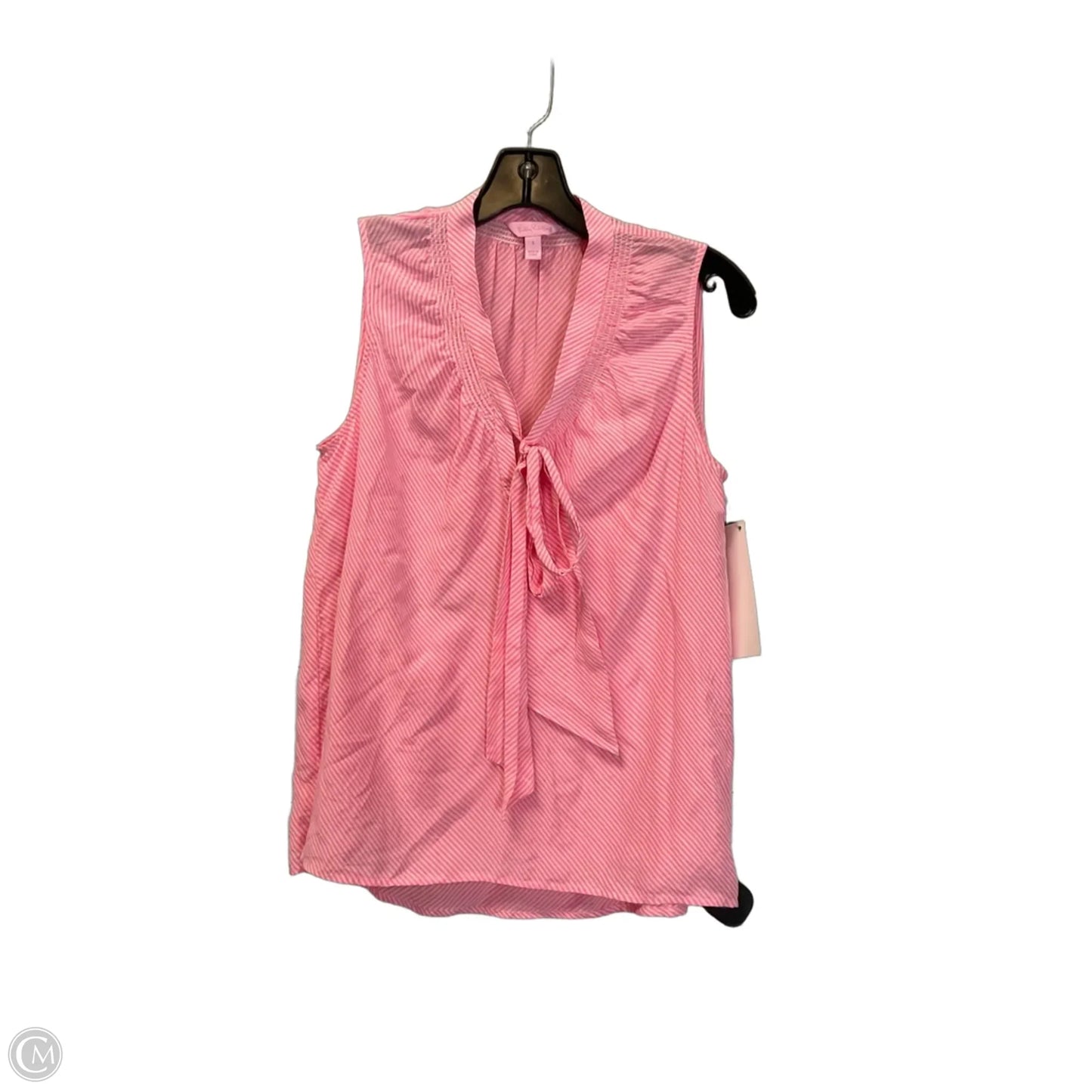 Top Sleeveless Designer By Lilly Pulitzer In Pink, Size: S