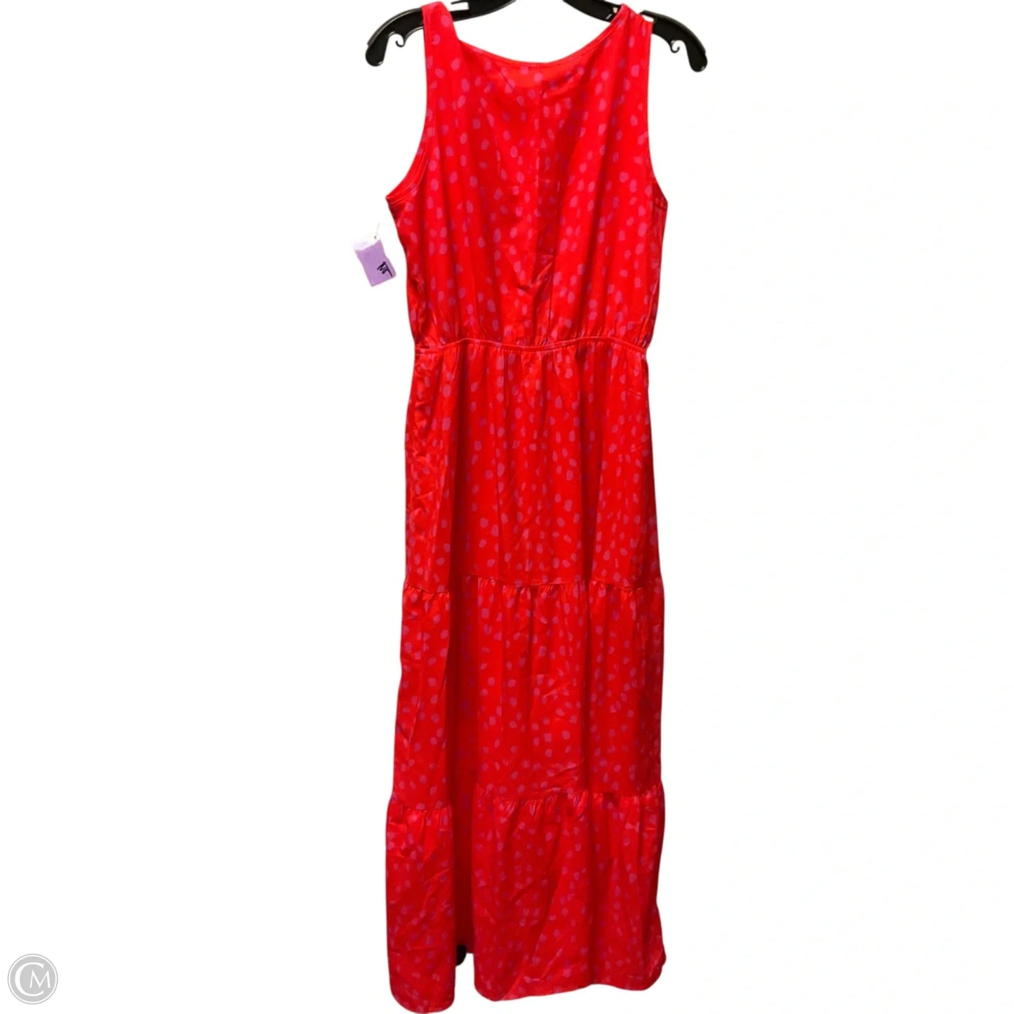 Dress Casual Maxi By Clothes Mentor In Pink & Red, Size: M