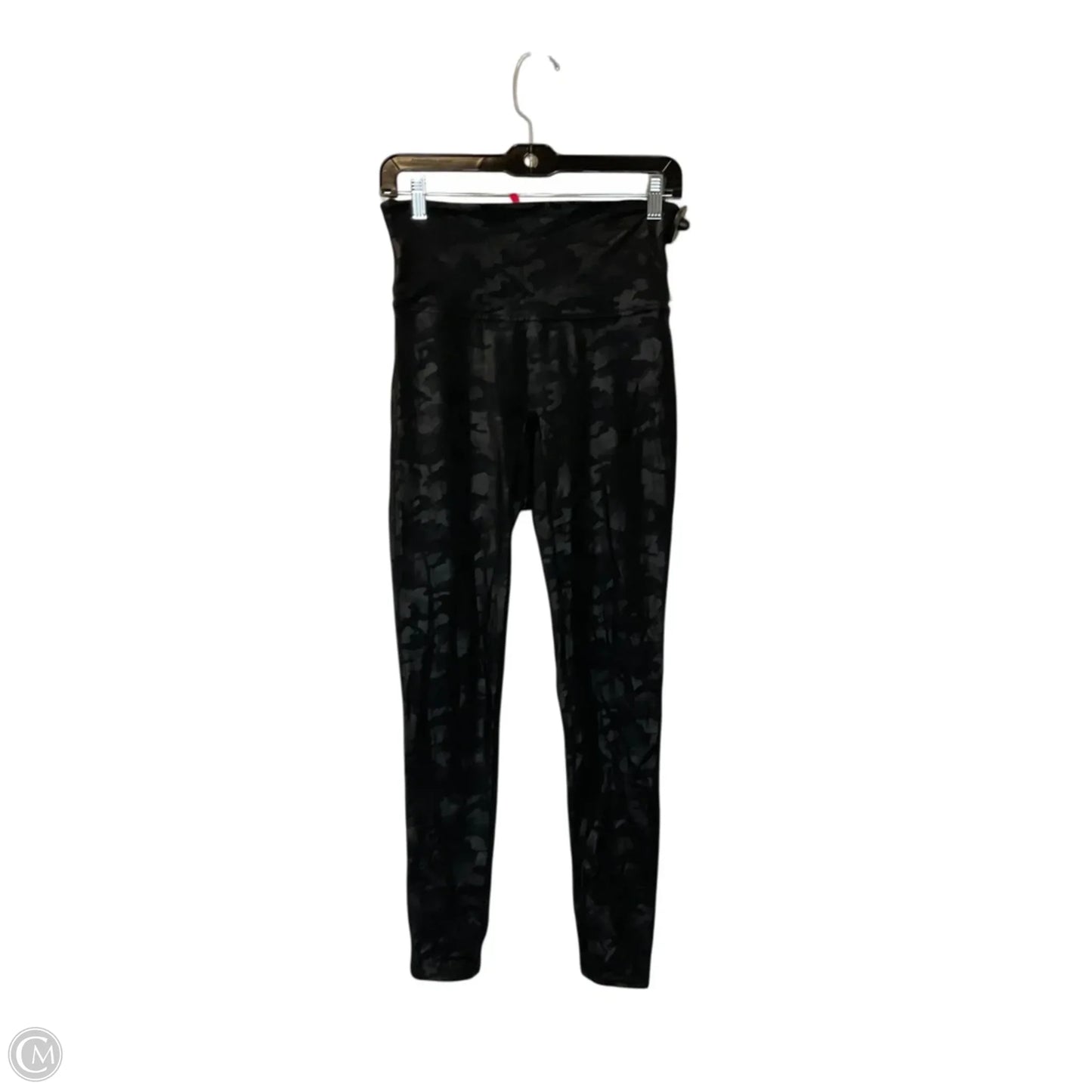 Athletic Leggings By Spanx In Black, Size: L