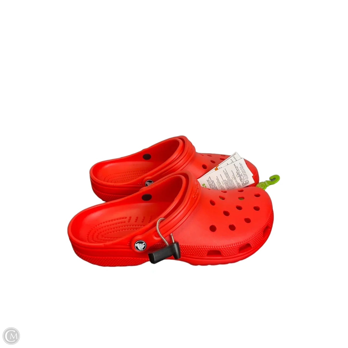 Shoes Flats By Crocs In Red, Size: 12