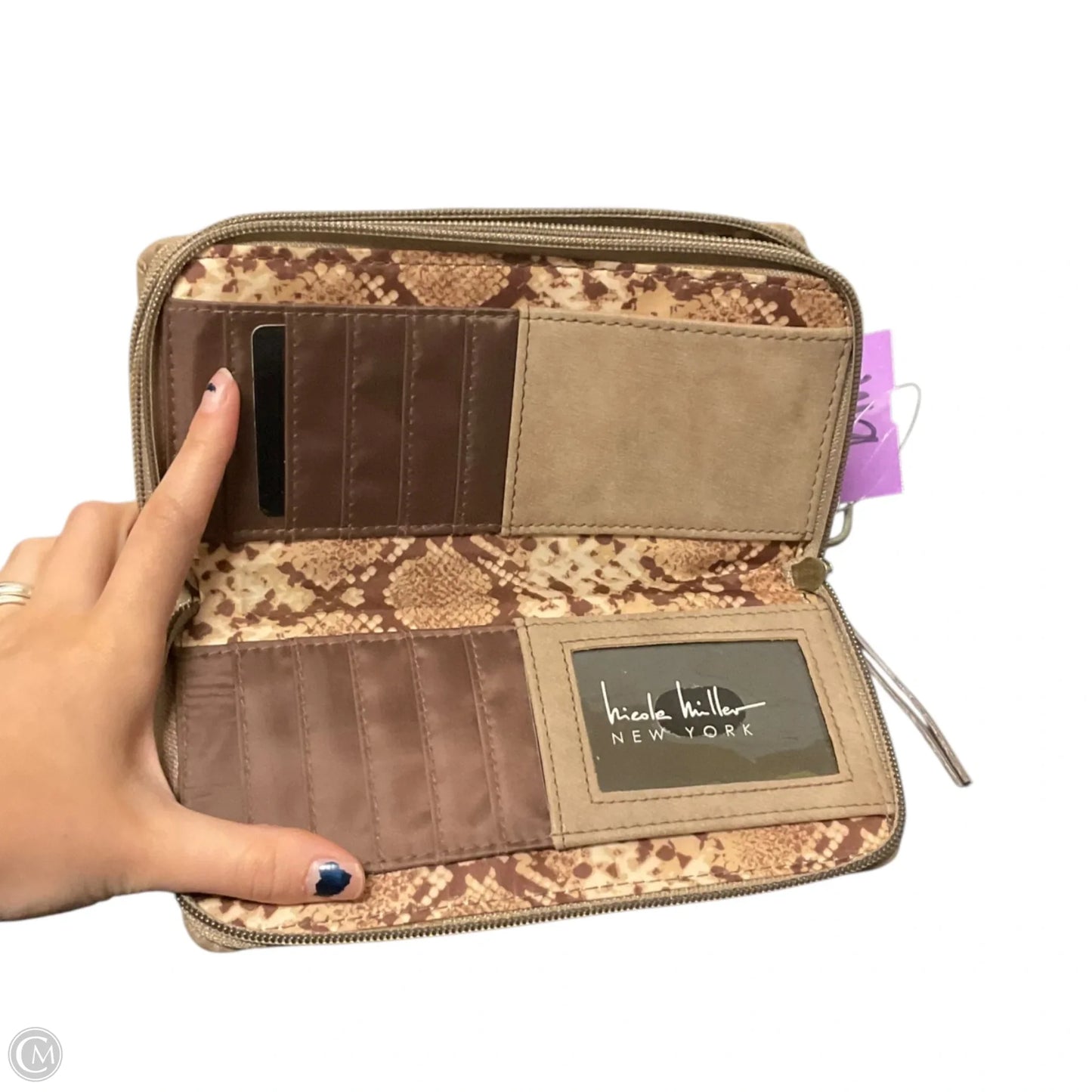 Wallet By Nicole Miller, Size: Medium