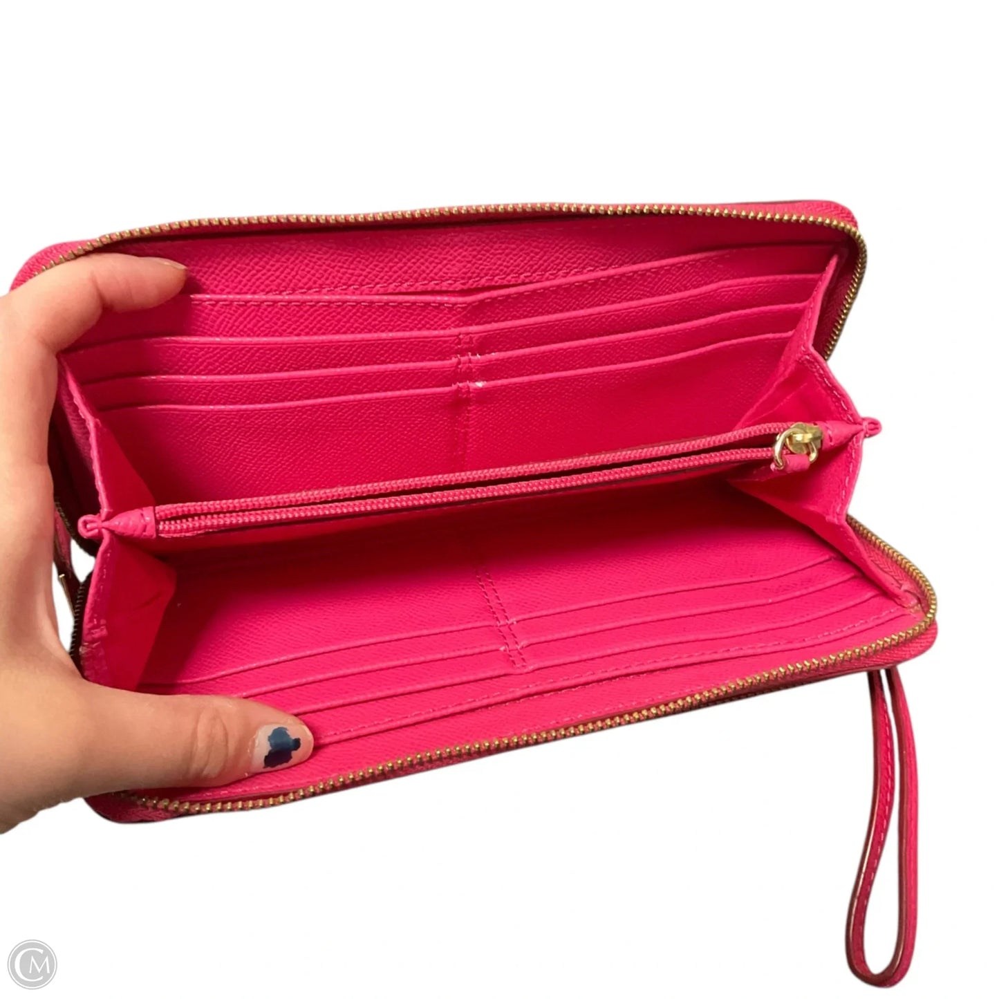 Wristlet Designer By Coach, Size: Large
