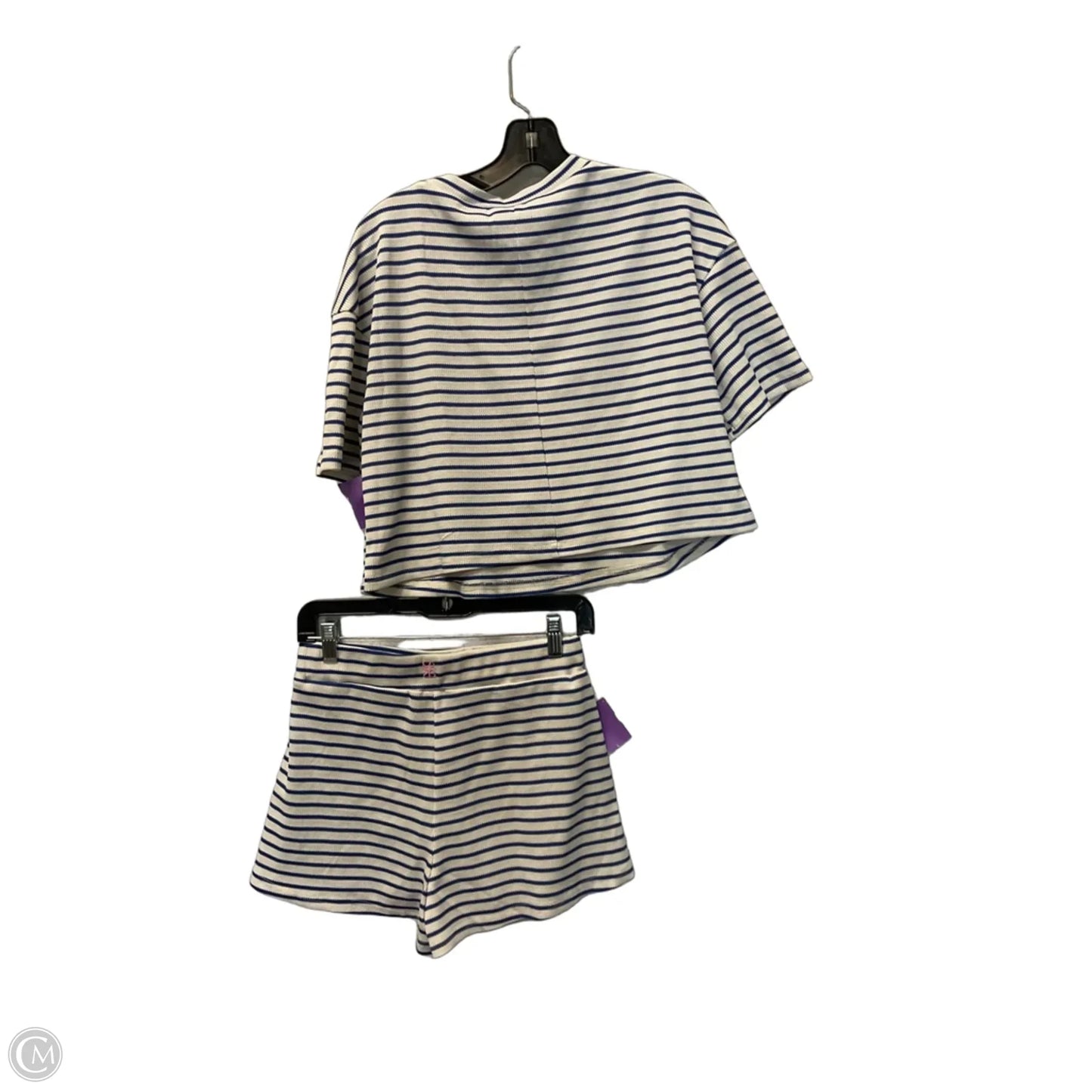 Shorts Set By Clothes Mentor In Striped Pattern, Size: S