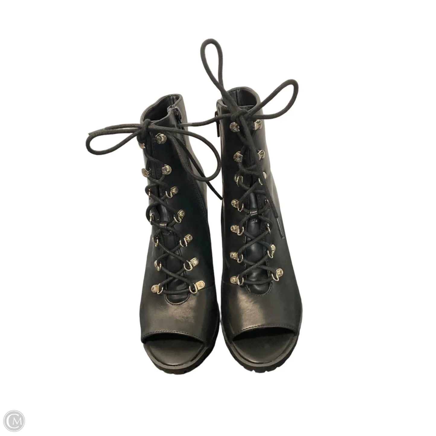 Sandals Heels Stiletto By Inc In Black, Size: 9.5