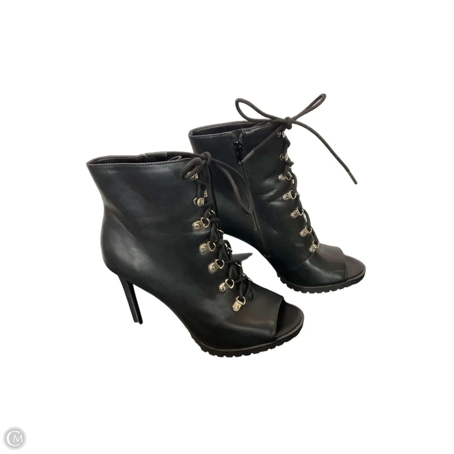 Sandals Heels Stiletto By Inc In Black, Size: 9.5