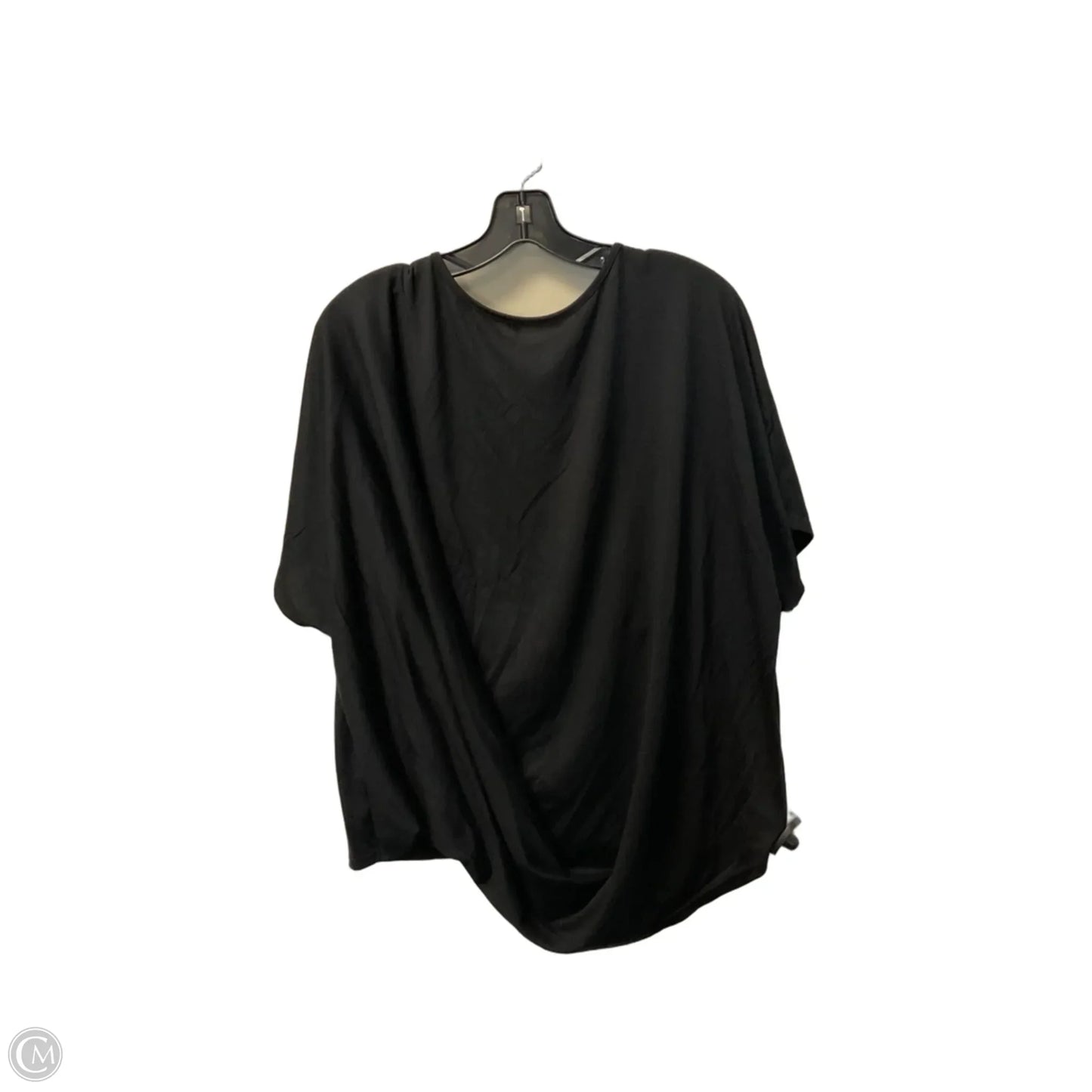 Athletic Top Short Sleeve By Athleta In Black, Size: M