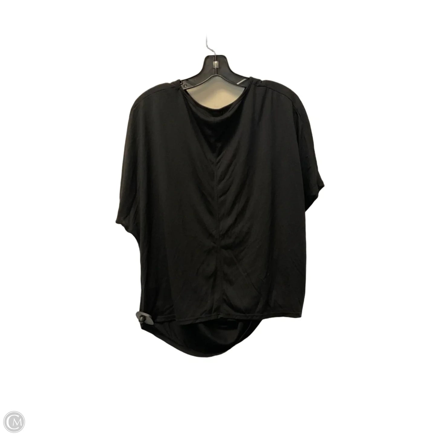 Athletic Top Short Sleeve By Athleta In Black, Size: M