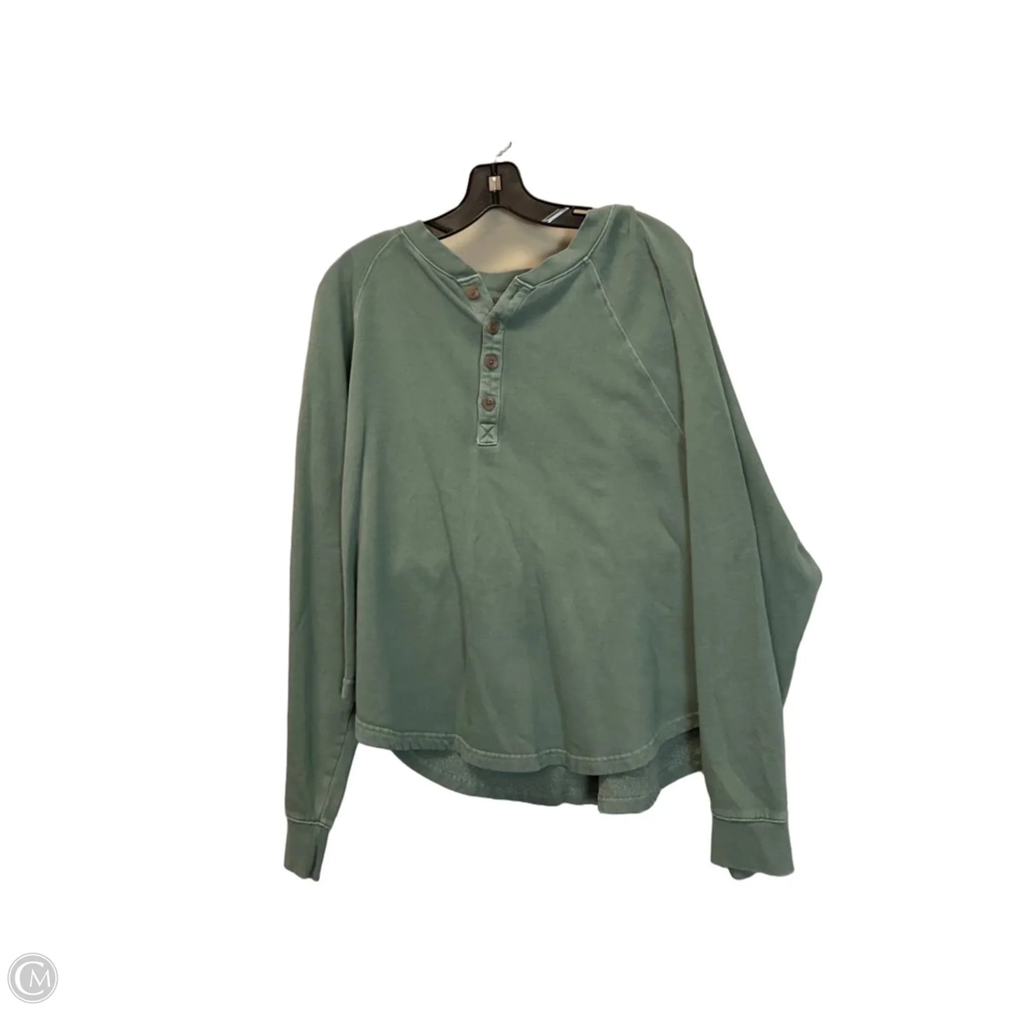 Top Long Sleeve By Old Navy In Green, Size: L