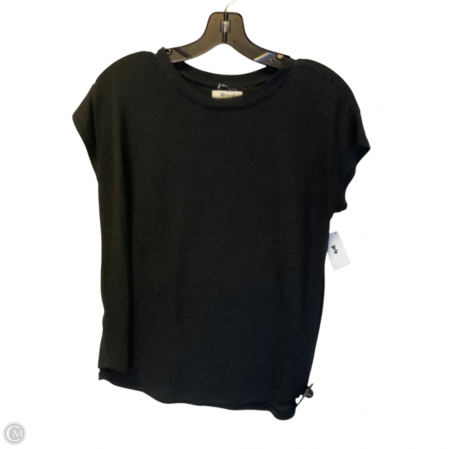 Top Short Sleeve By Madewell In Black, Size: Xxs