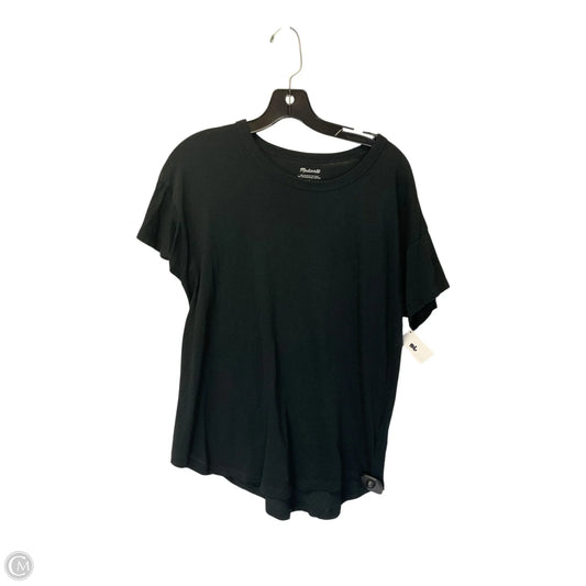 Top Short Sleeve By Madewell In Black, Size: M