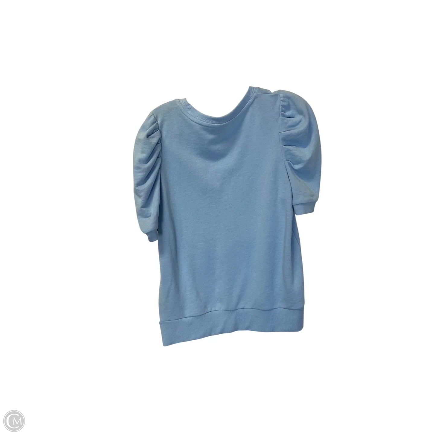 Top Short Sleeve By Who What Wear In Blue, Size: M