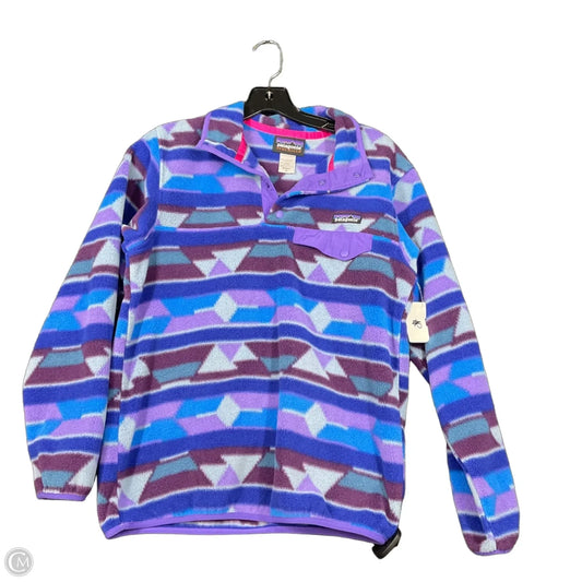 Jacket Fleece By Patagonia In Purple, Size: Xs