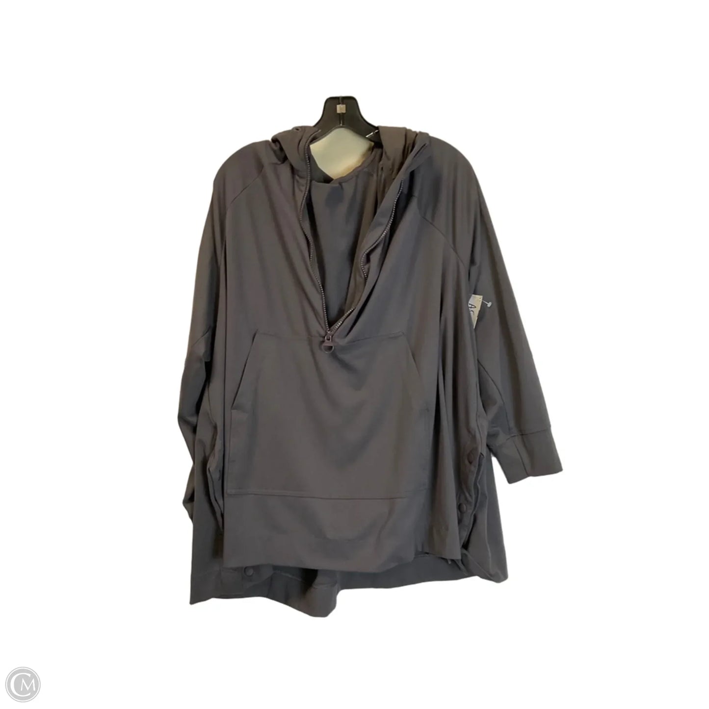 Athletic Jacket By Athleta In Grey, Size: Xl