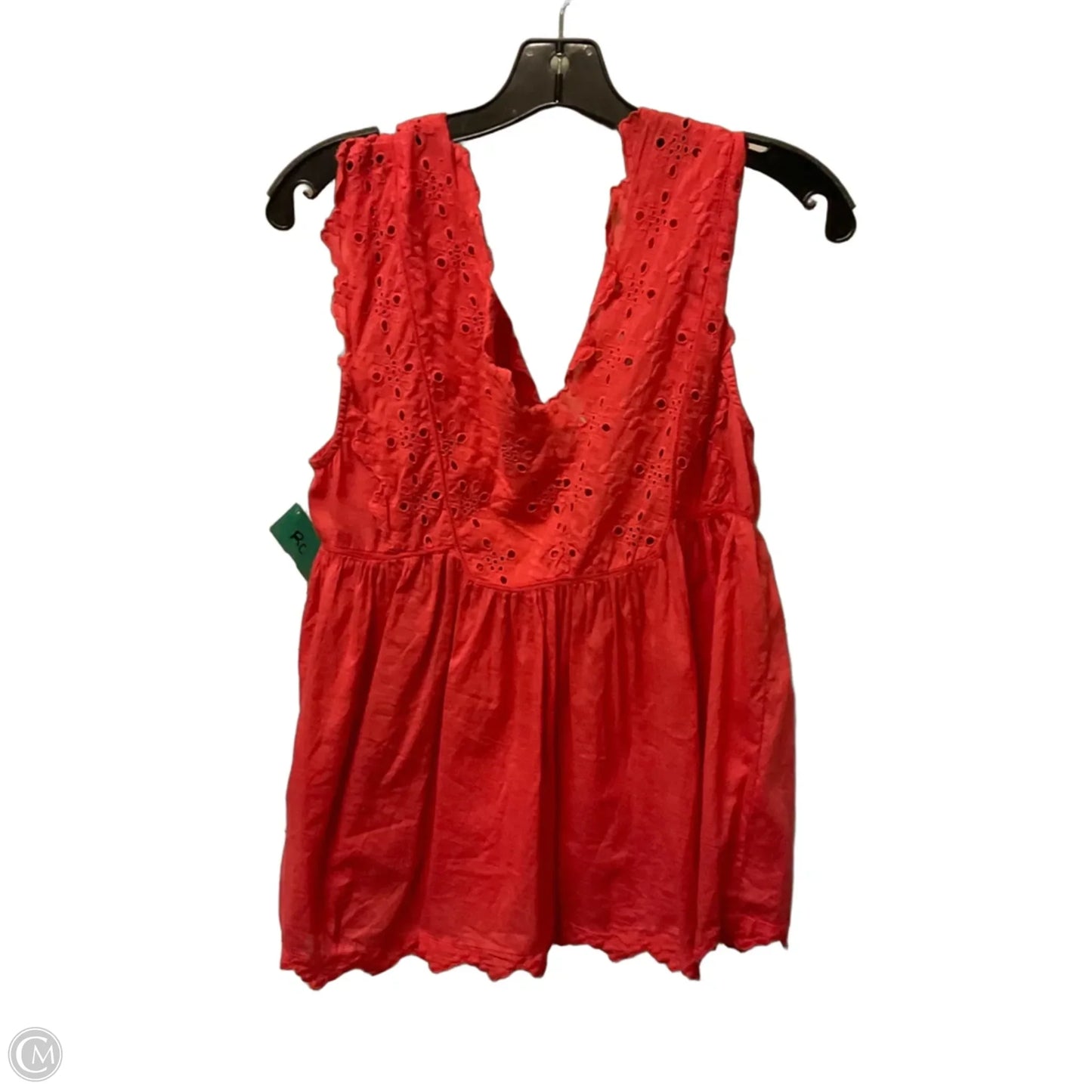 Top Short Sleeve By Lucky Brand In Red, Size: M