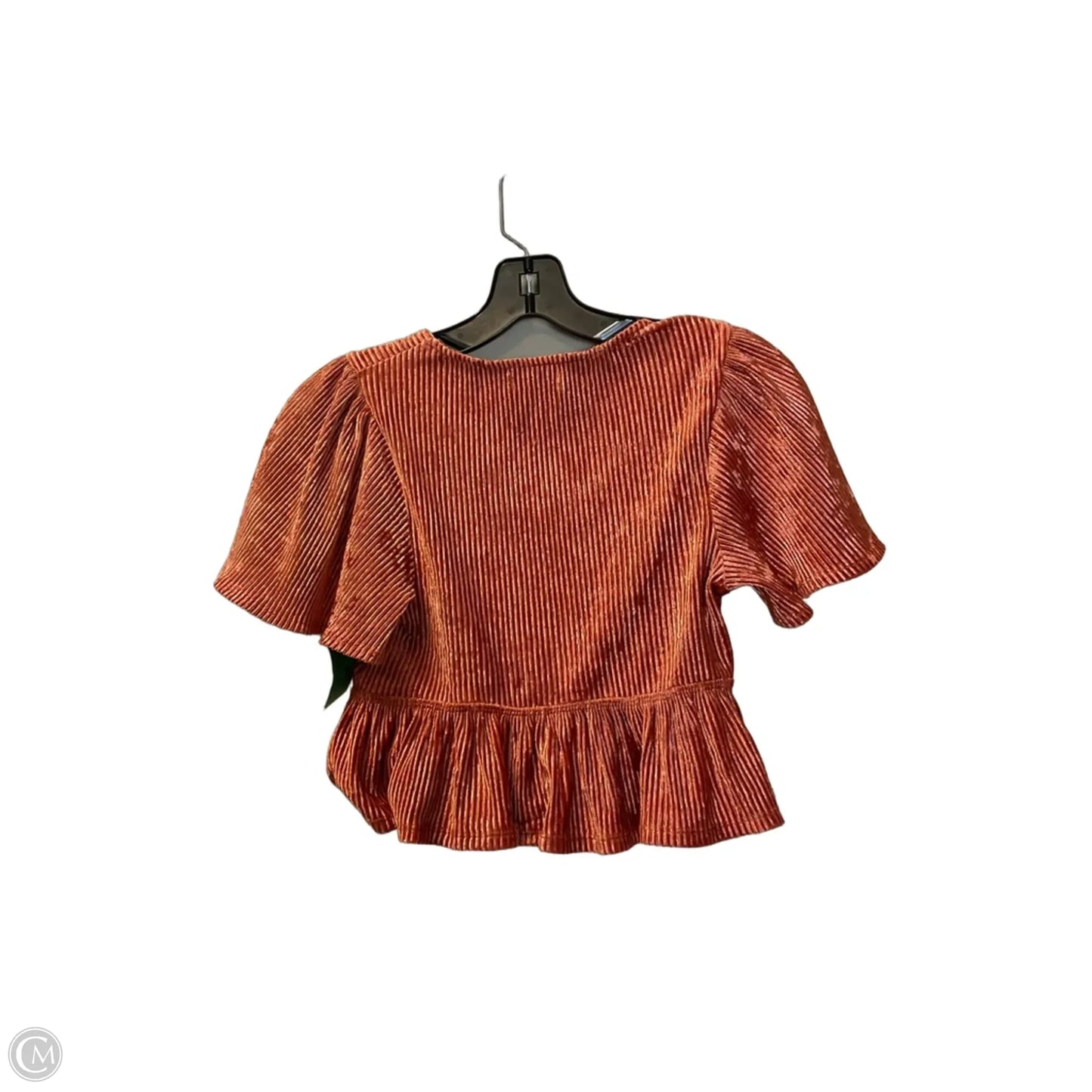 Top Short Sleeve By Urban Outfitters In Orange, Size: Xs