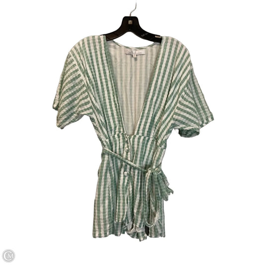 Romper By Lovers & Friends In Green & White, Size: M