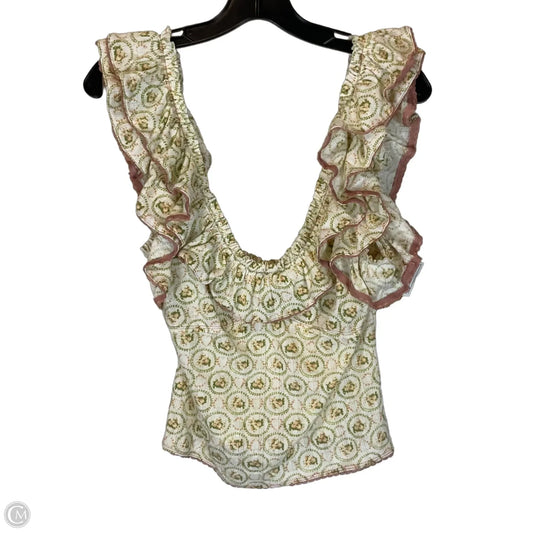 Top Sleeveless By Free People In Green, Size: L