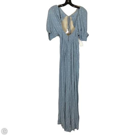 Dress Casual Maxi By Free People In Blue, Size: L