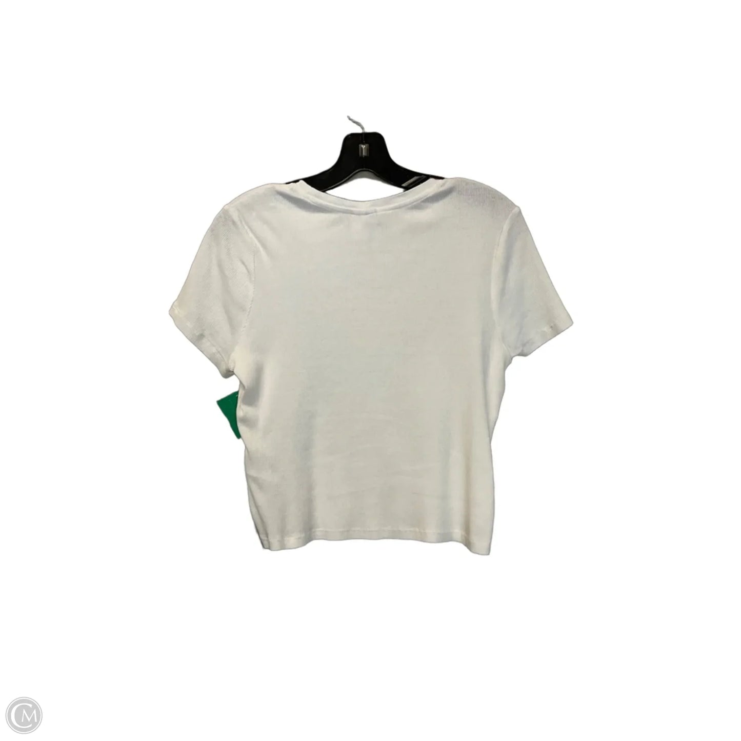 Top Short Sleeve By Divided In White, Size: Xl