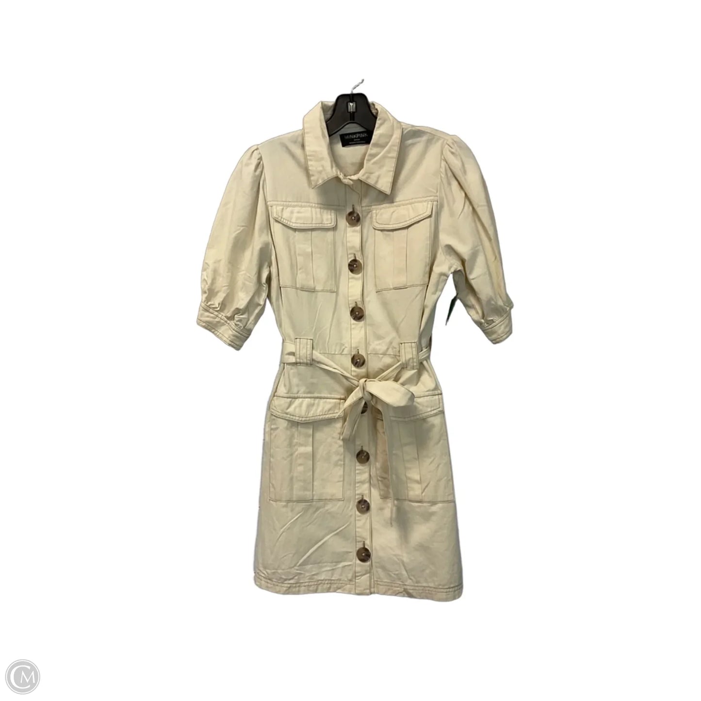 Dress Casual Midi By Minkpink In Beige, Size: M