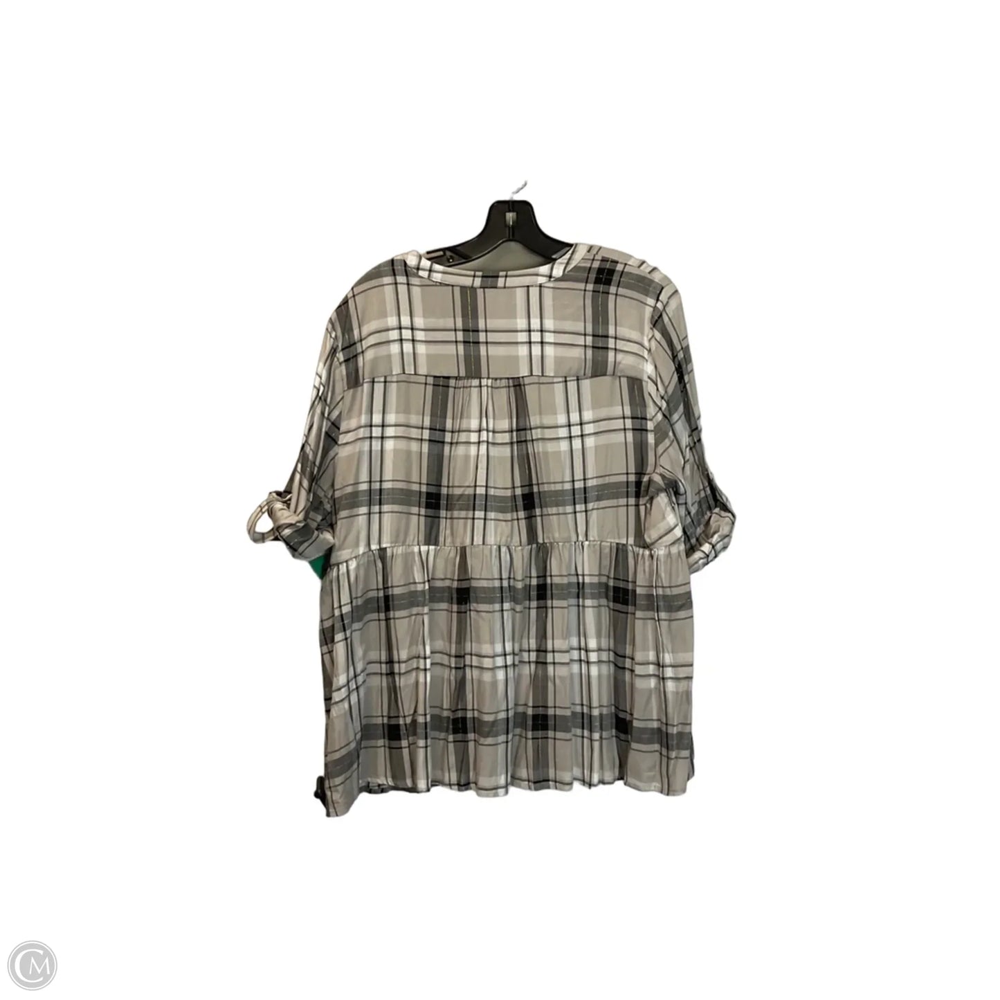 Top 3/4 Sleeve By Torrid In Cream, Size: 1x