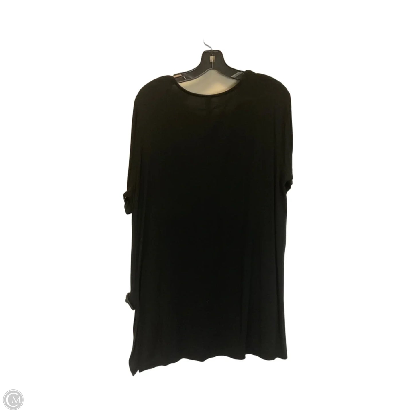 Top Short Sleeve By Jolie In Black, Size: 1x