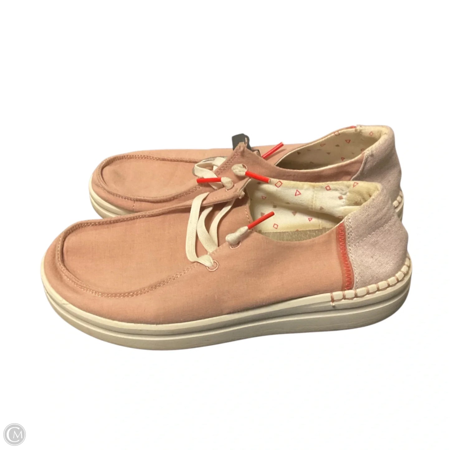 Shoes Sneakers By Hey Dude In Pink, Size: 6