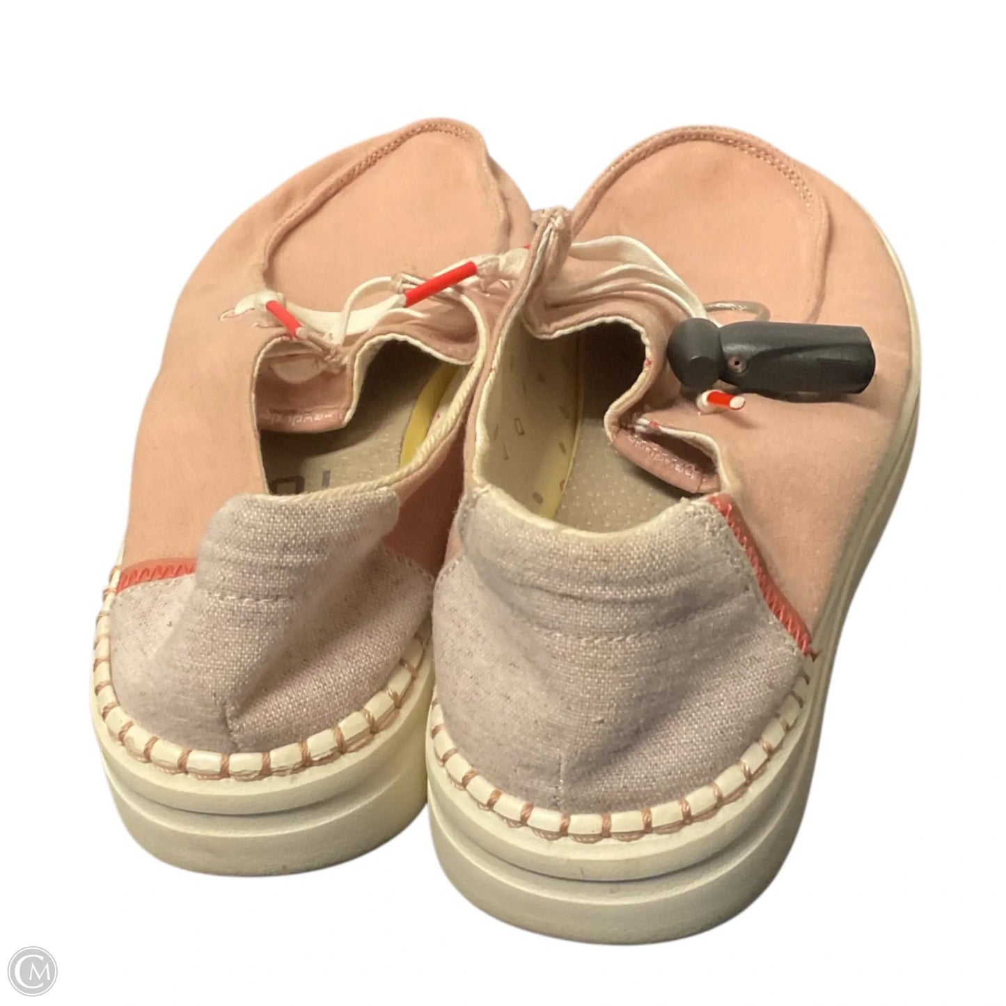 Shoes Sneakers By Hey Dude In Pink, Size: 6