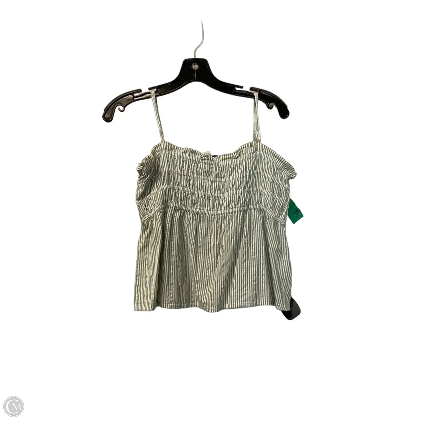 Top Sleeveless By American Eagle In Green, Size: L