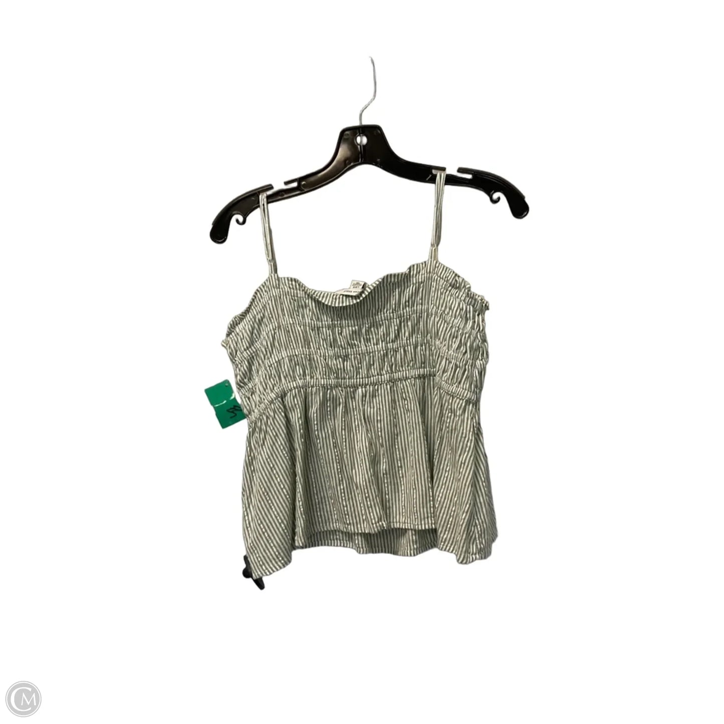 Top Sleeveless By American Eagle In Green, Size: L