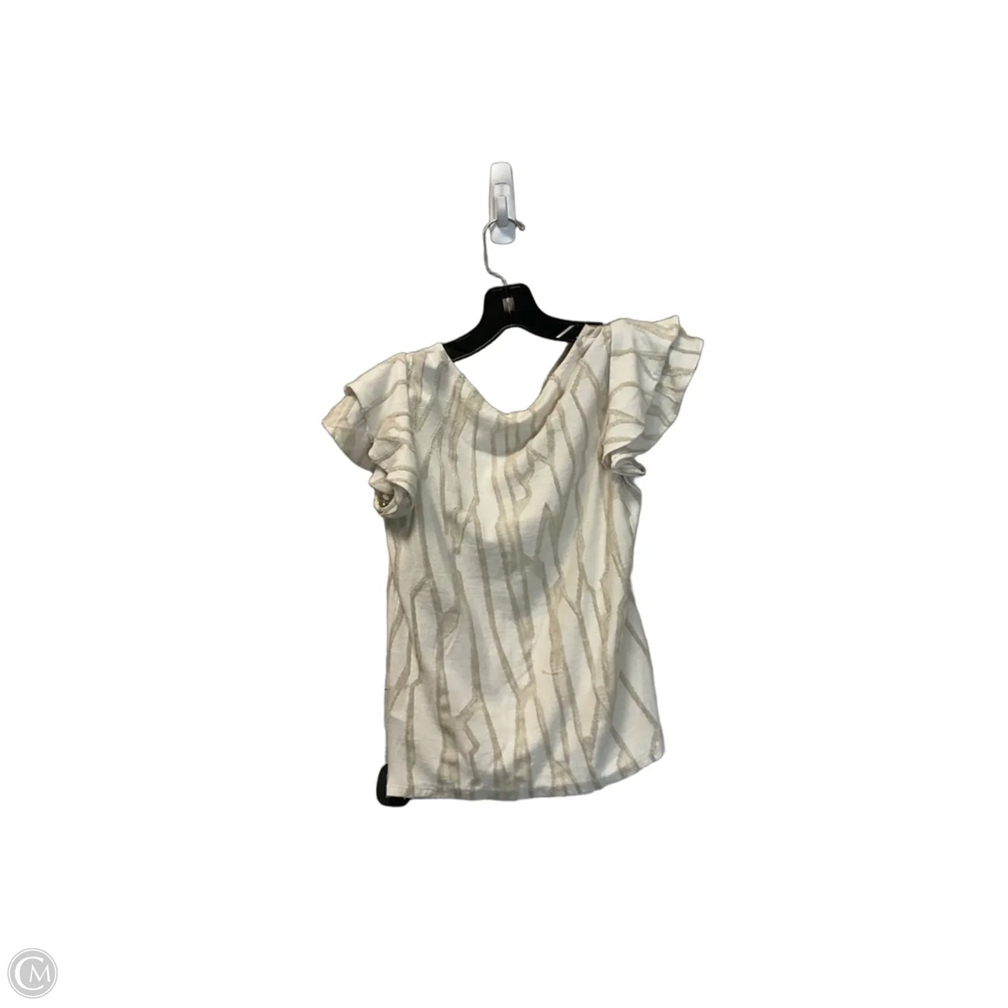 Top Short Sleeve By Dolan Left Coast In Beige, Size: Xs