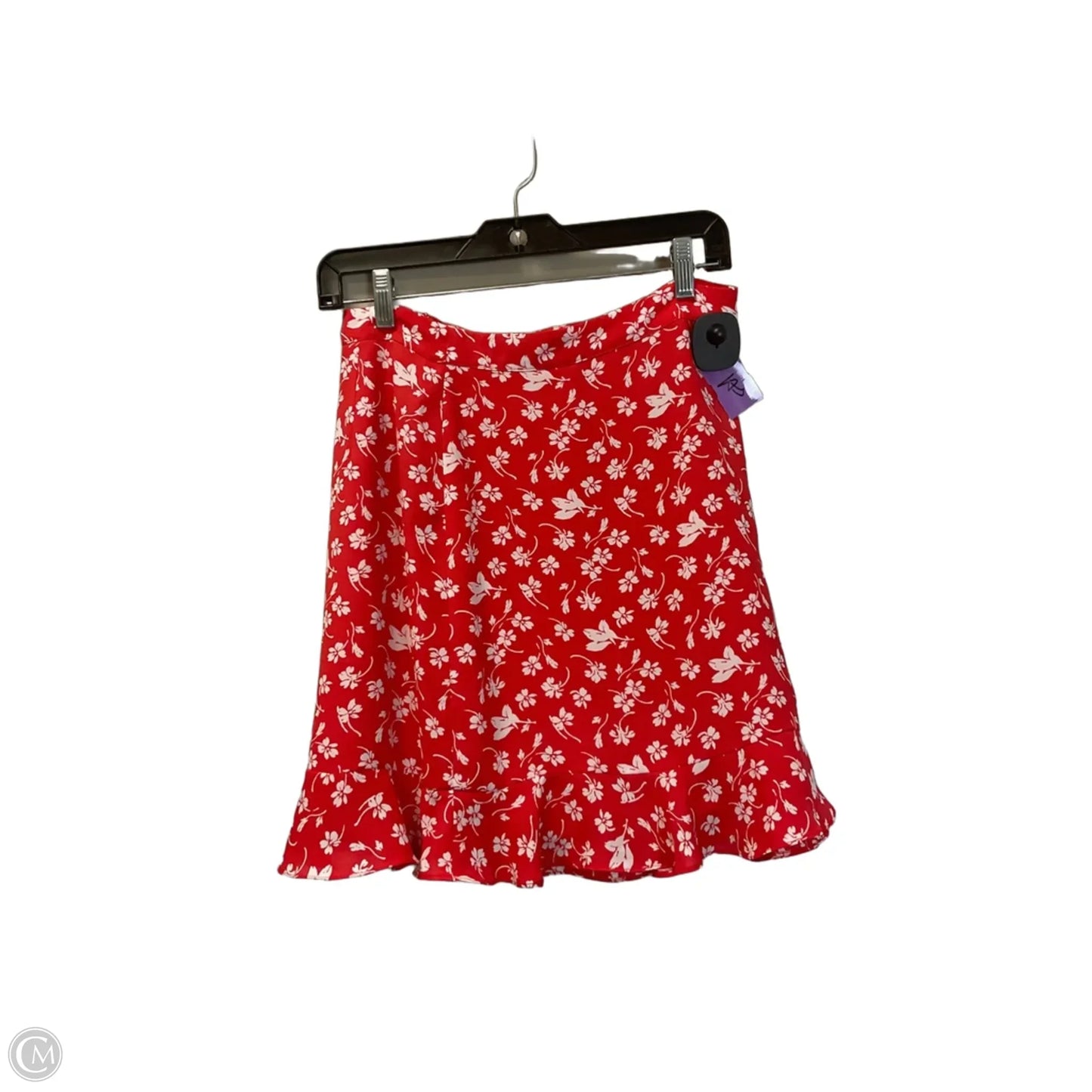Skirt Midi By J. Crew In Red, Size: 4