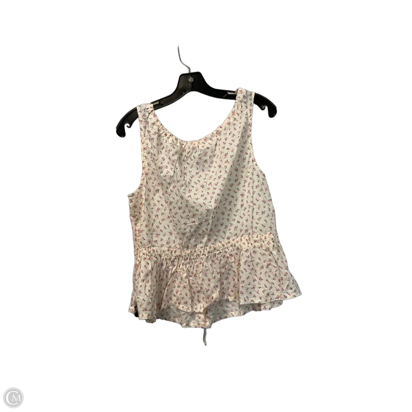 Top Sleeveless By Madewell In Cream, Size: S