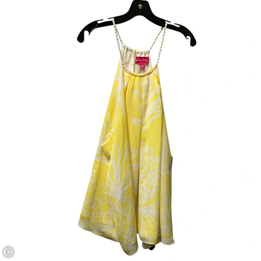 Top Short Sleeve Designer By Lilly Pulitzer In Yellow, Size: 3x