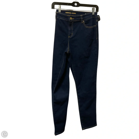 Jeans Skinny By Michael By Michael Kors In Blue Denim, Size: 10