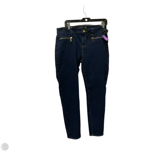 Jeans Skinny By Michael By Michael Kors In Blue Denim, Size: 10