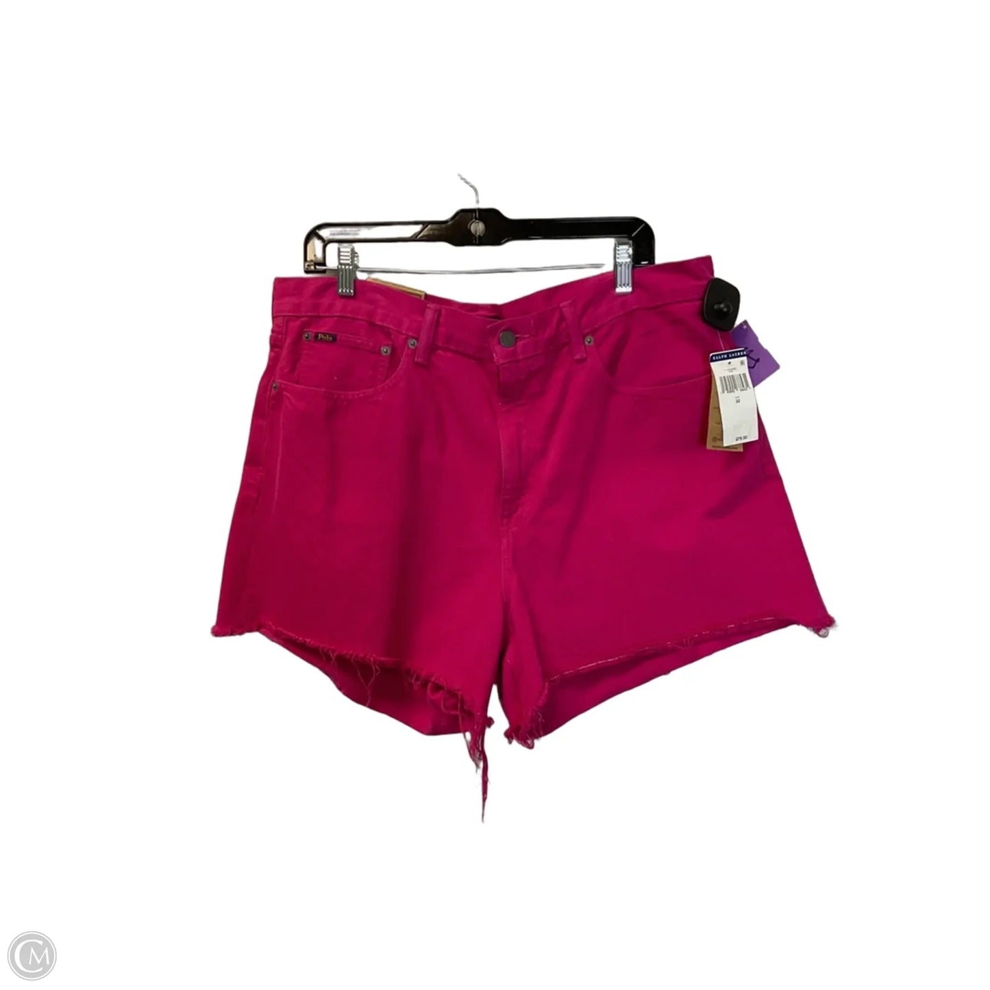 Shorts By Polo Ralph Lauren In Pink Denim, Size: 12