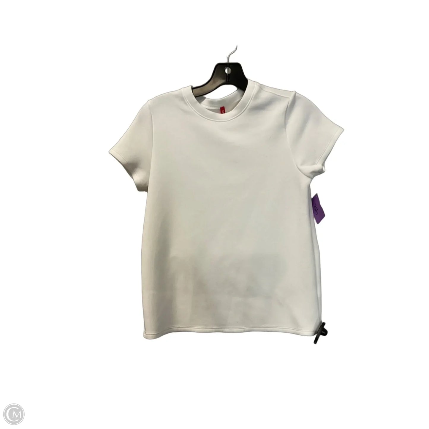 Top Short Sleeve By Spanx In White, Size: Xs
