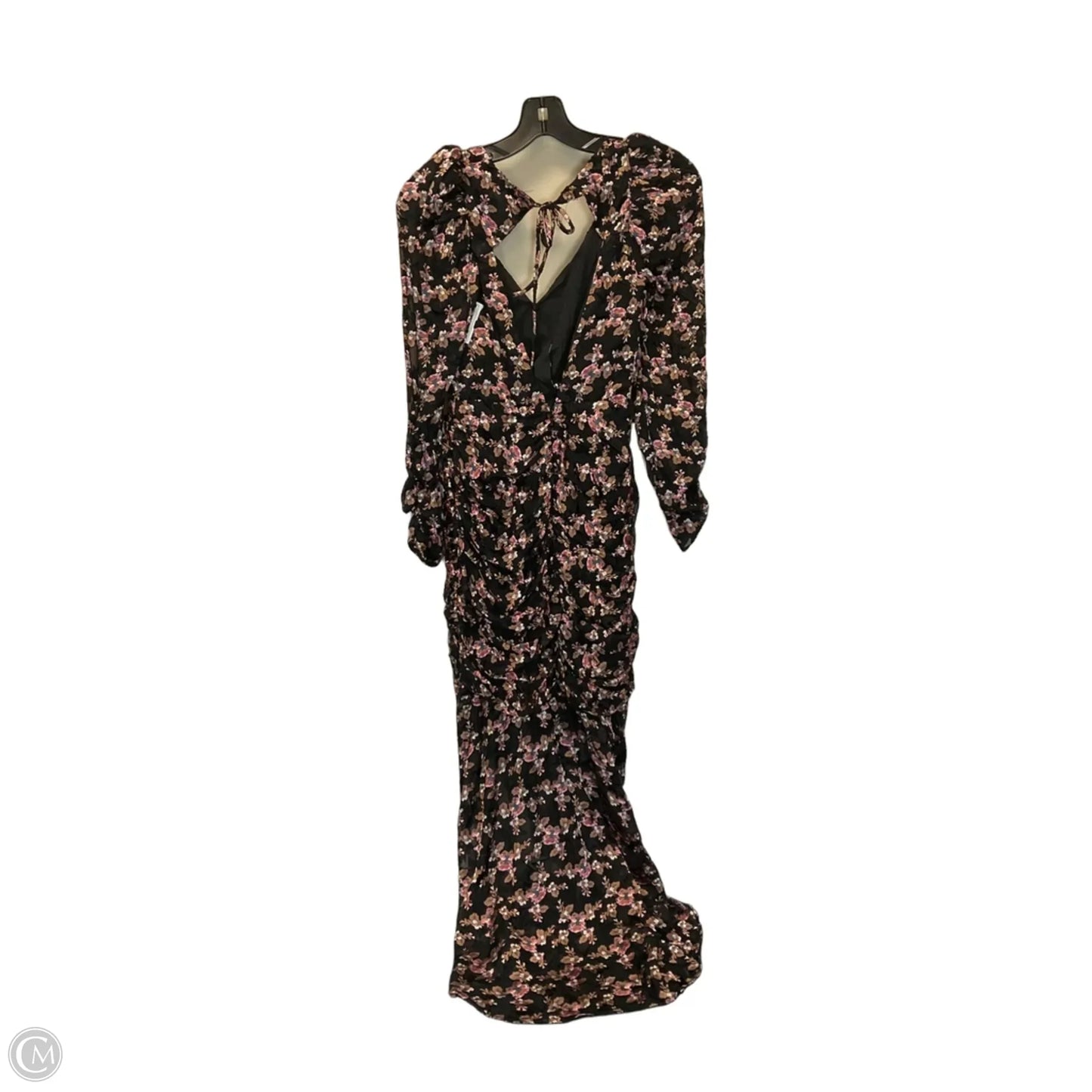 Dress Party Long By Astr In Black & Pink, Size: Xs
