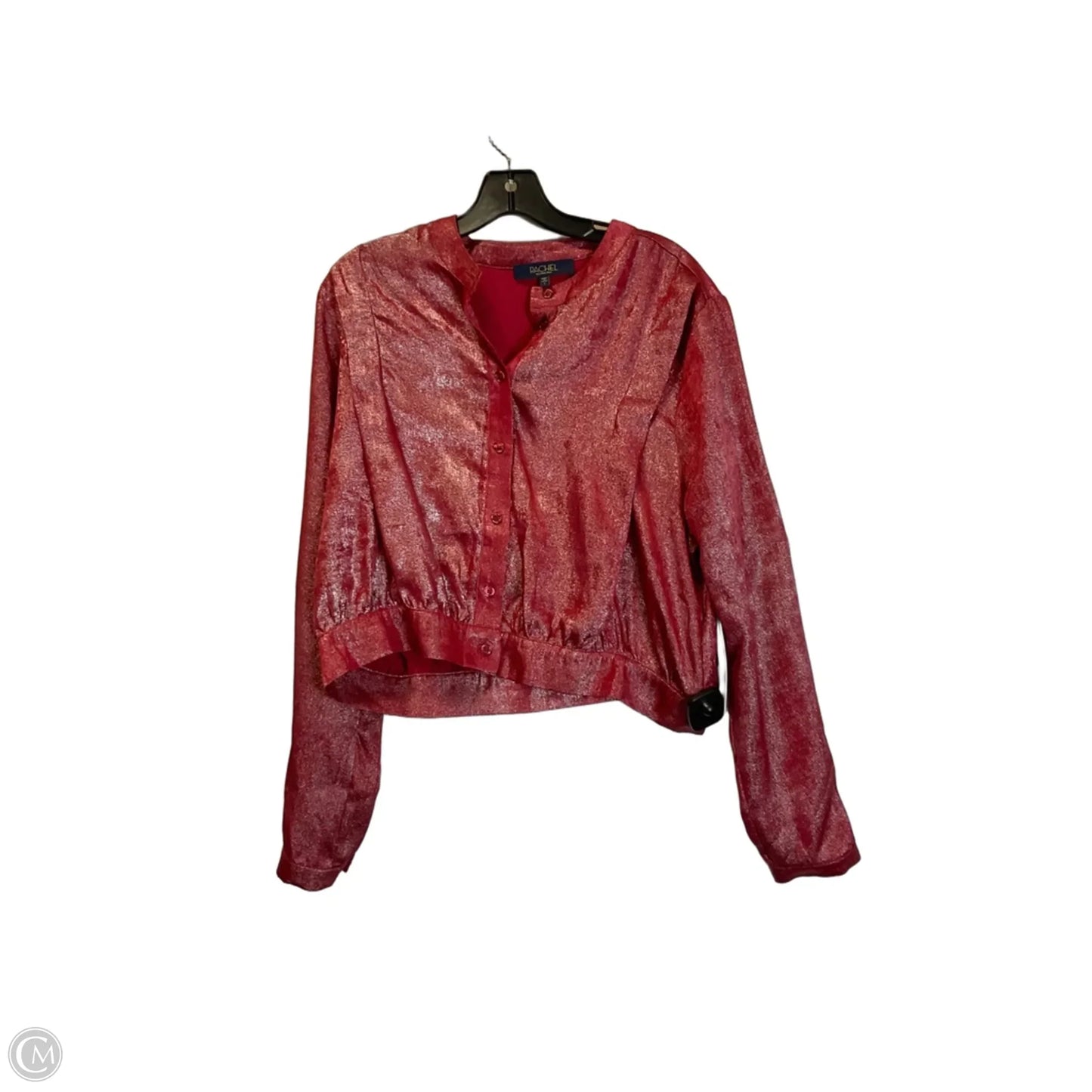Top Long Sleeve By Rachel Roy In Red, Size: L